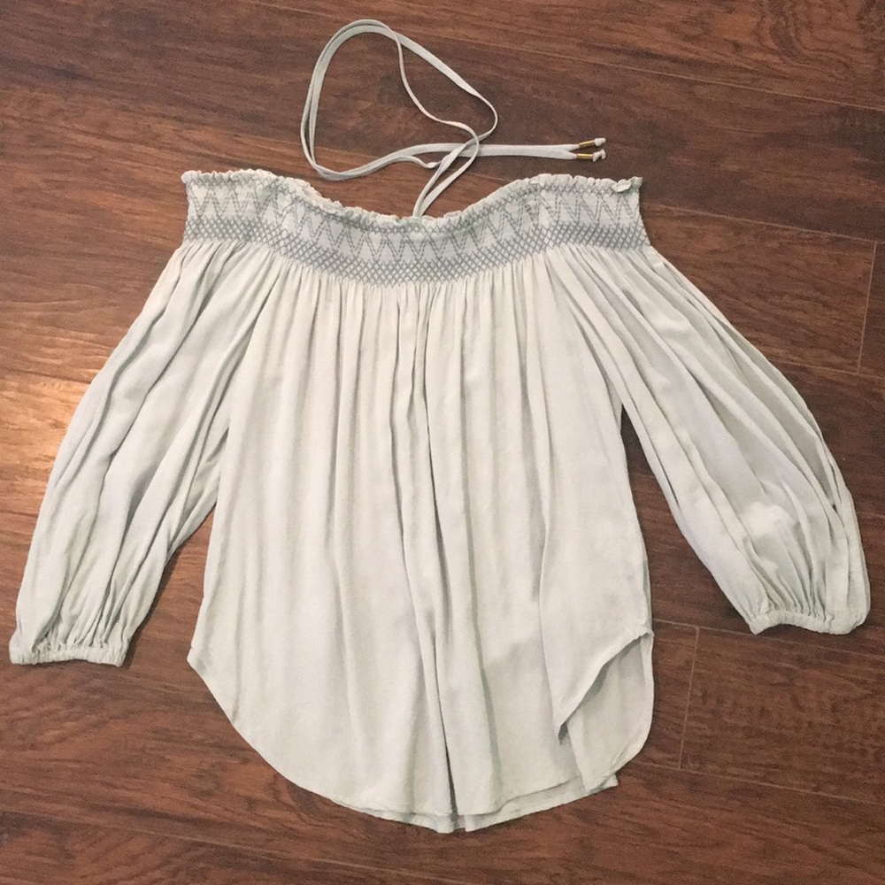 Off the shoulder blouse